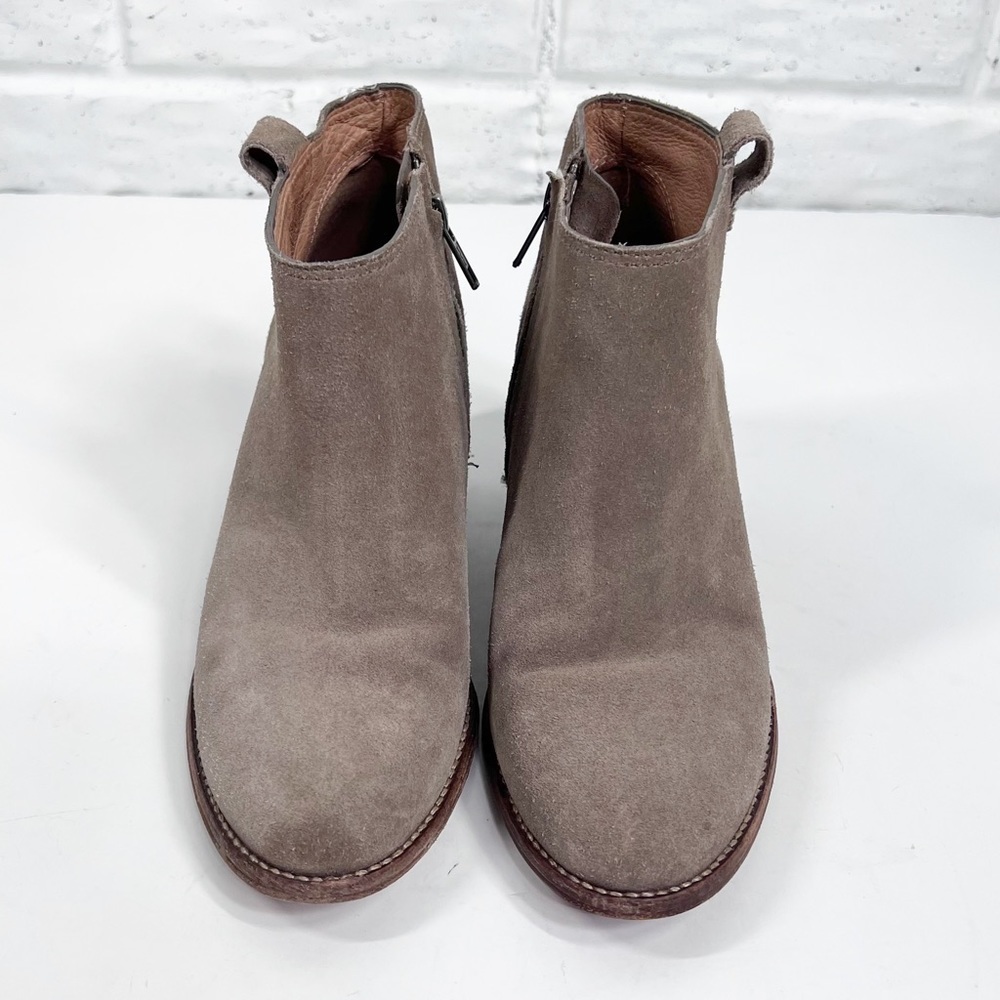 Madewell The Regan Boot Tan Suede Block Heel - image 6